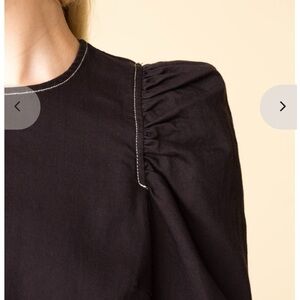 Ulla Johnson Black Blouse